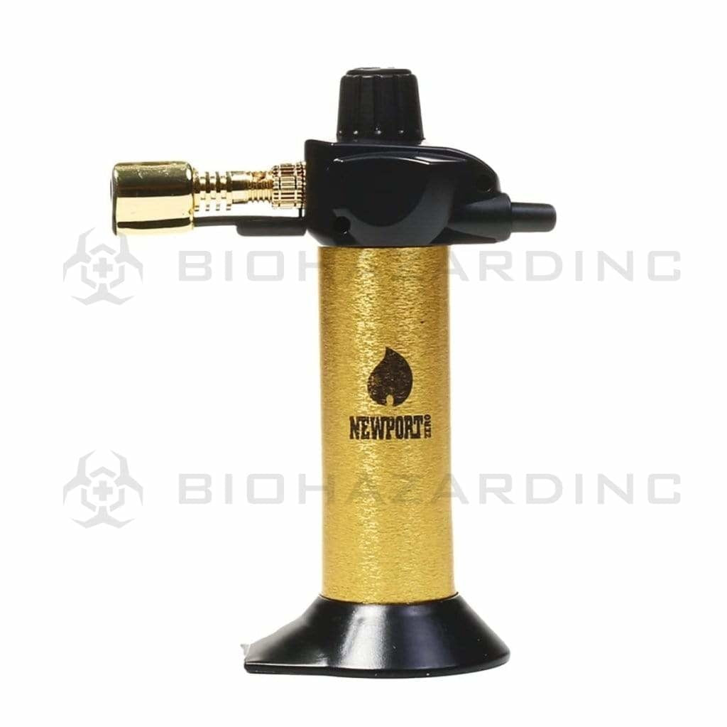 Newport | Mini Torch | 5" - Various Colors Torch Biohazard Inc Gold & Black  