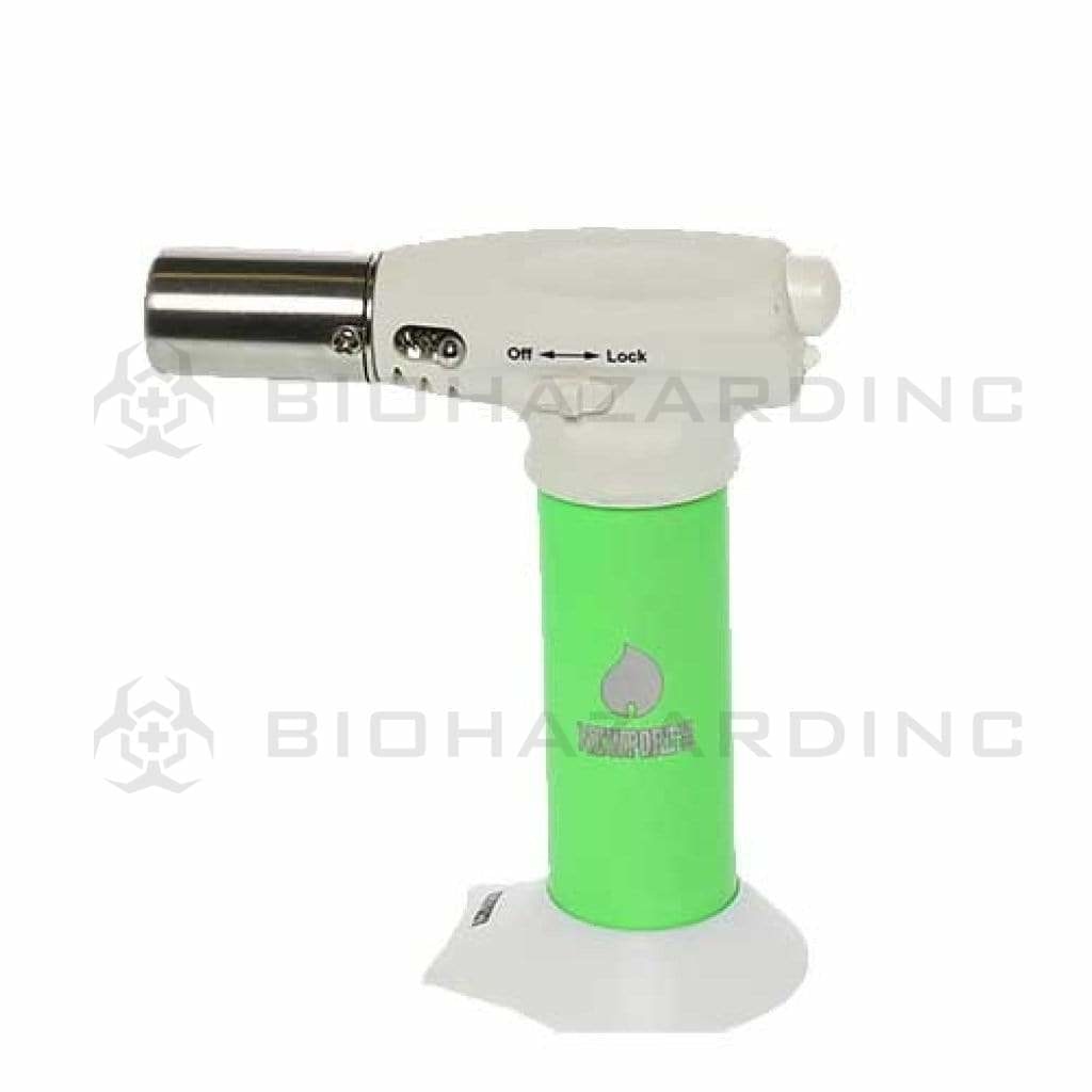 Newport | Turbo Torch | 5" - Various Colors Torch Biohazard Inc Green & White  
