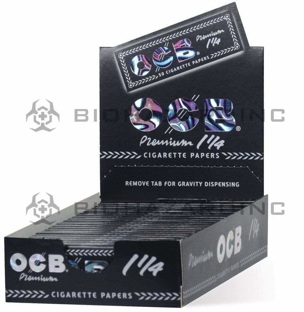 OCB® | 'Retail Display' Premium Rolling Papers 1¼ Size | 78mm - White Paper - 24 Count Rolling Papers OCB   