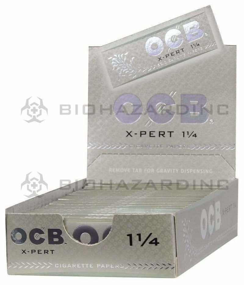 OCB® | 'Retail Display' X-Pert Rolling Papers | White Paper - 24 Count - Various Sizes Rolling Papers OCB 1¼ - 78mm - 50/Pack  