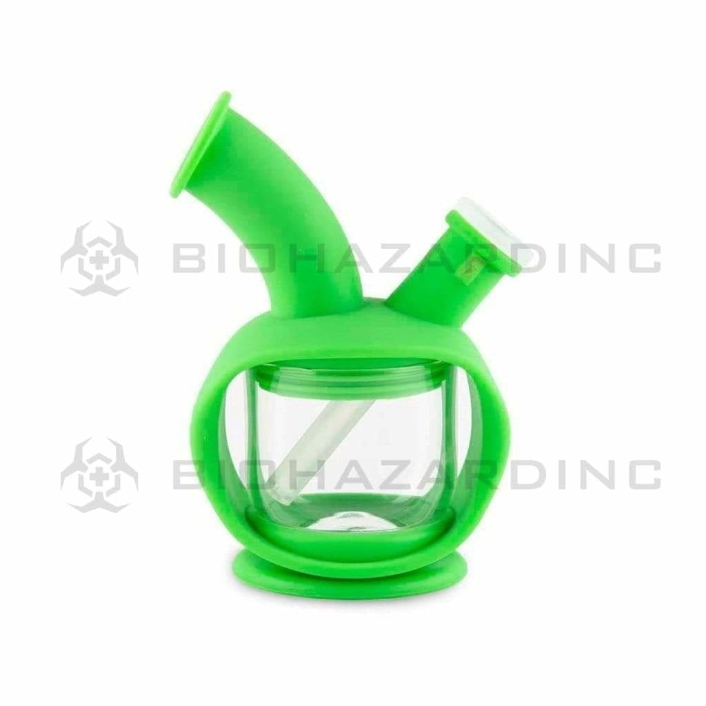 OOZE® | Kettle Silicone Bubbler Dab Rig Combo | Various Colors Silicone Bong Ooze   