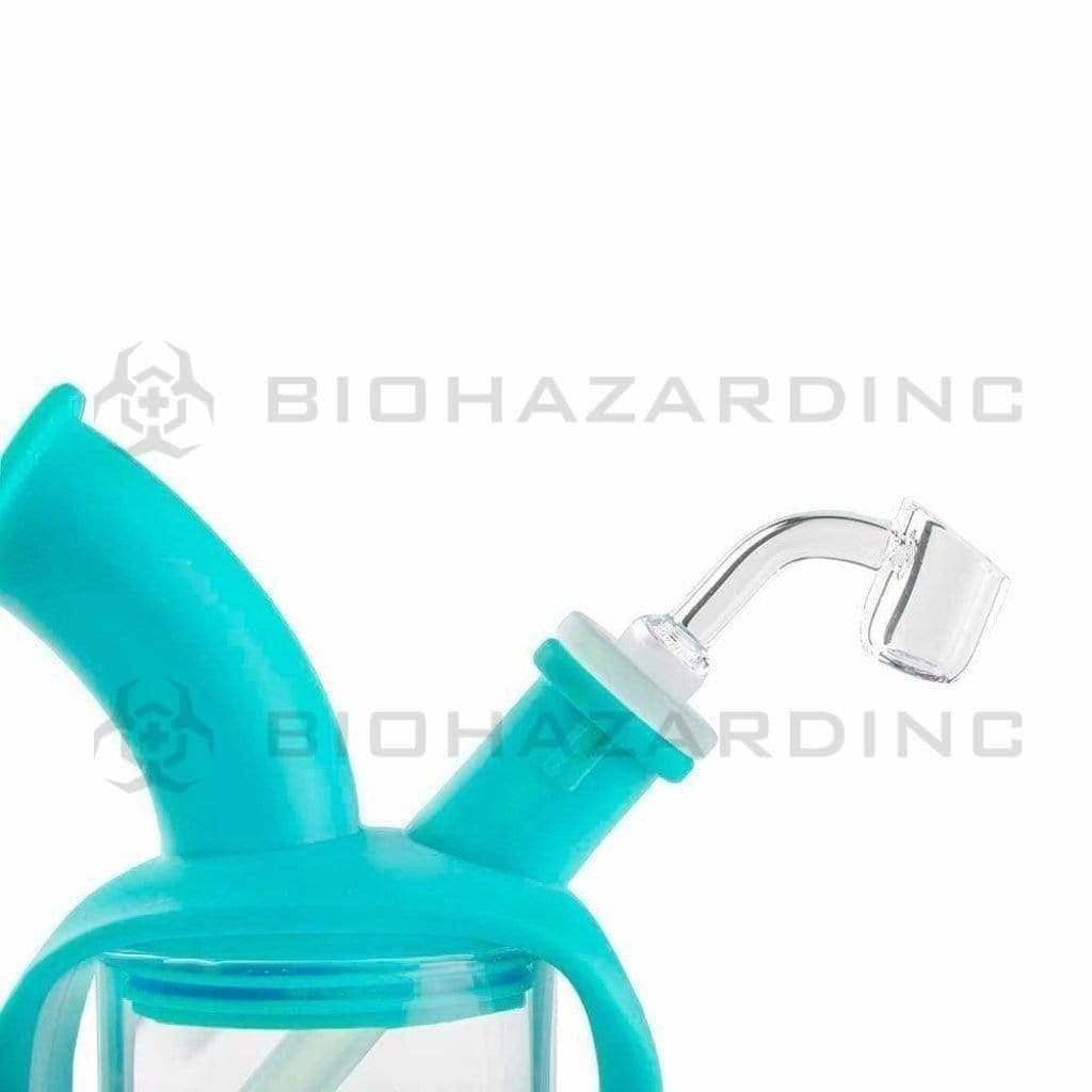 OOZE® | Kettle Silicone Bubbler Dab Rig Combo | Various Colors Silicone Bong Ooze   