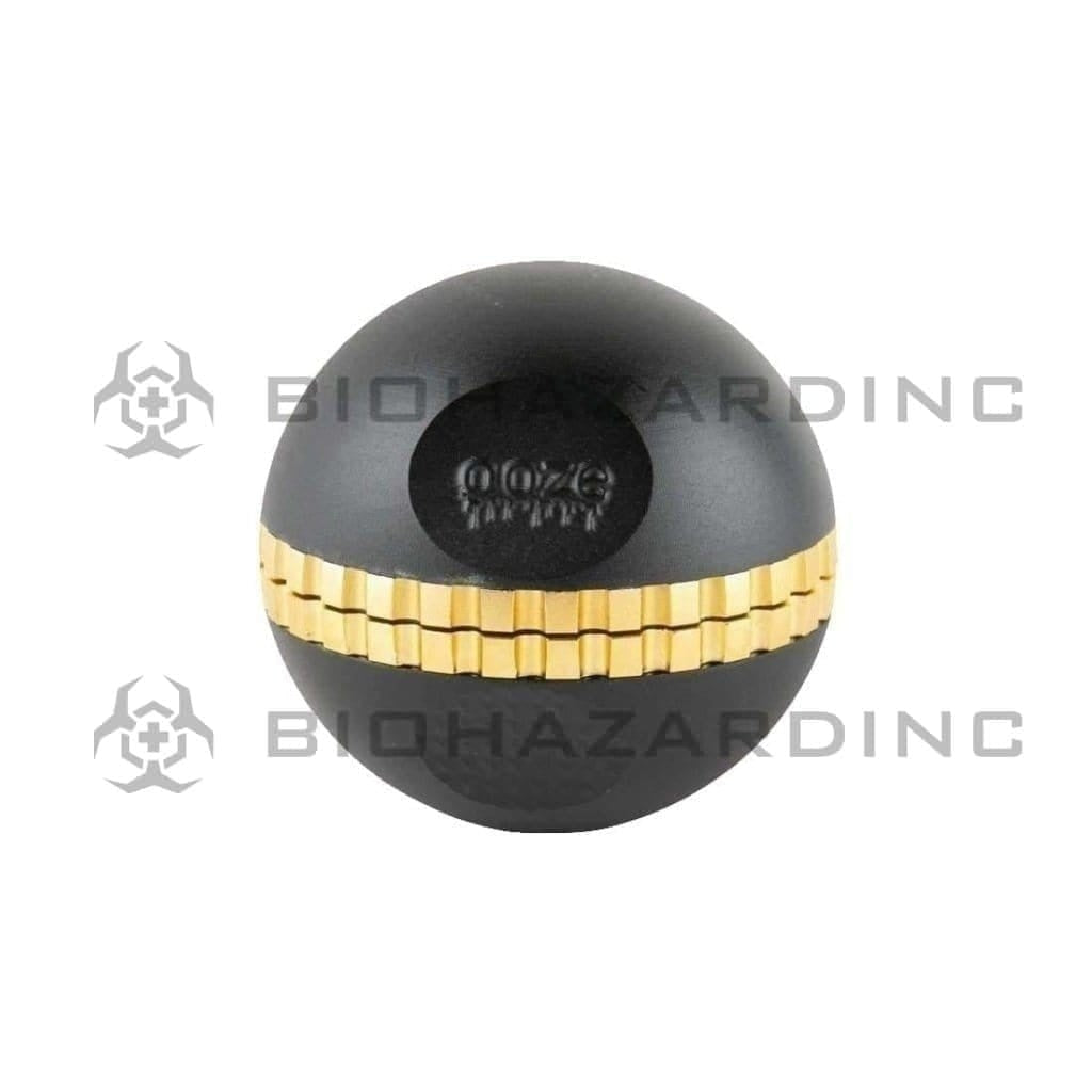 OOZE® | Saturn Globe Magnetic Grinder | 4 Piece - 50mm - Black Metal Grinder Ooze   