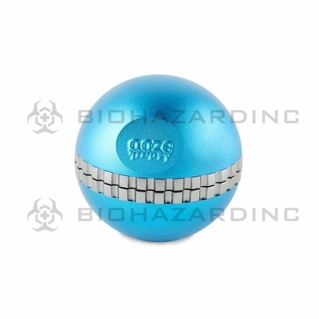 OOZE® | Saturn Globe Magnetic Grinder | 4 Piece - 50mm - Teal Color Metal Grinder Ooze   