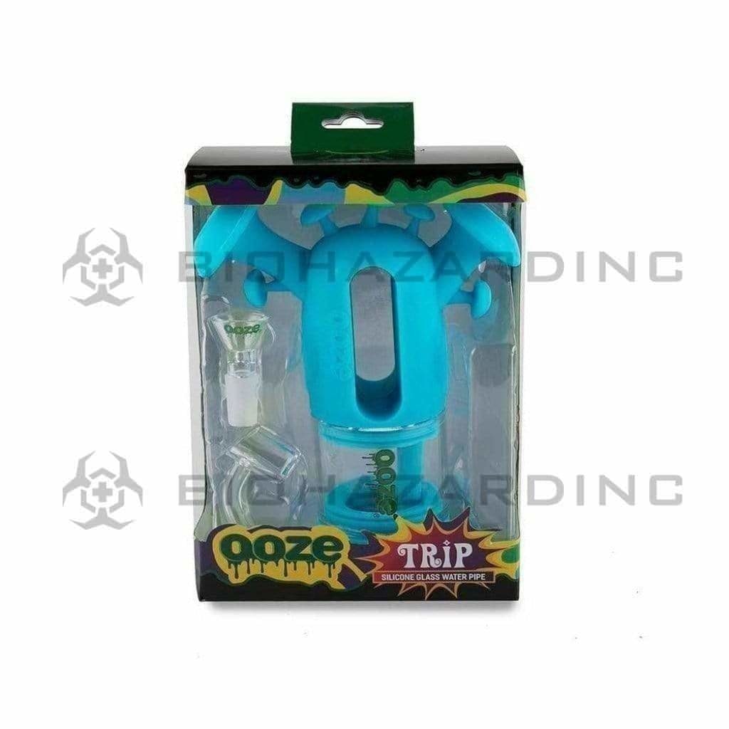 OOZE® | Trip Silicone Bubbler | Various Colors Silicone Bong Ooze Teal  