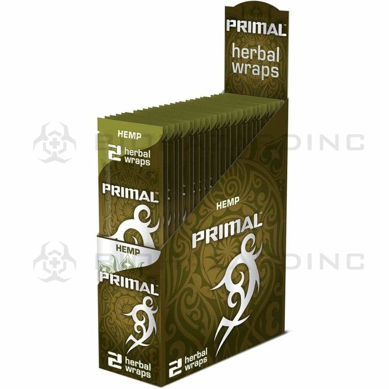 Primal™ | Herbal Wraps - Hemp | 25 Count Natural Wraps Primal   