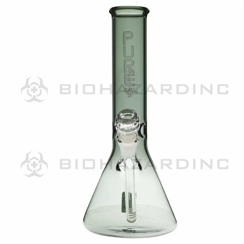 PURE Glass | Classic Beaker Water Pipe | 12" - 14mm - Various Colors Glass Bong Pure Glass   