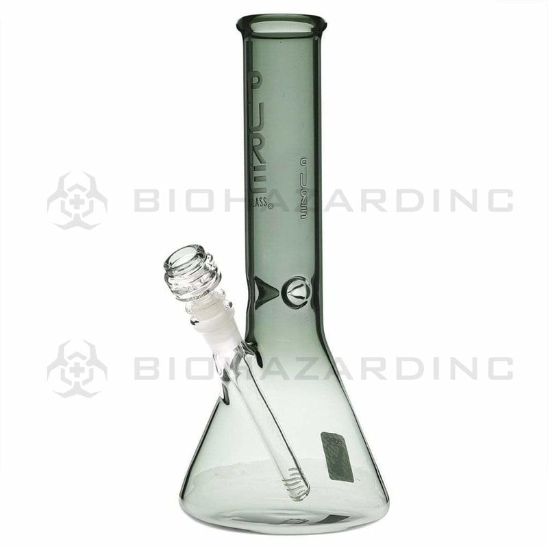 PURE Glass | Classic Beaker Water Pipe | 12" - 14mm - Various Colors Glass Bong Pure Glass   
