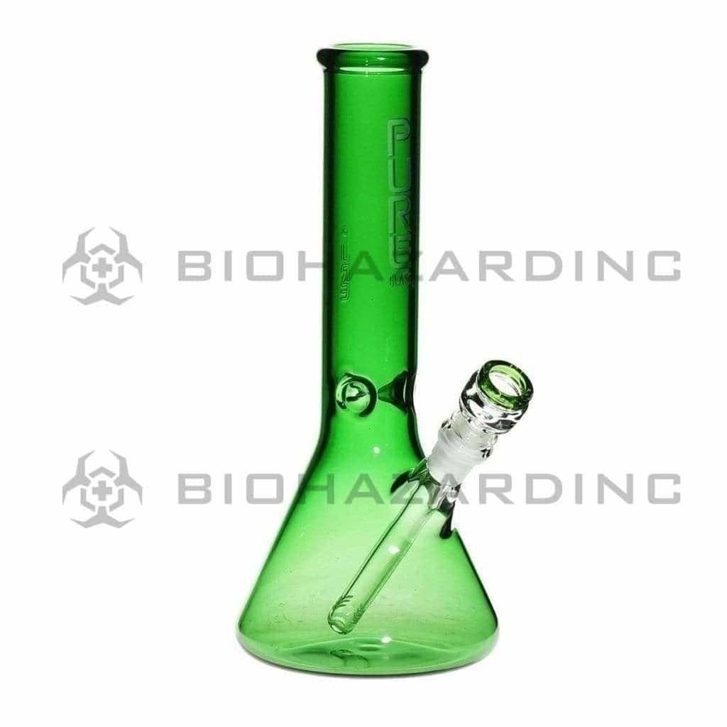 PURE Glass | Classic Beaker Water Pipe | 12" - 14mm - Various Colors Glass Bong Pure Glass   