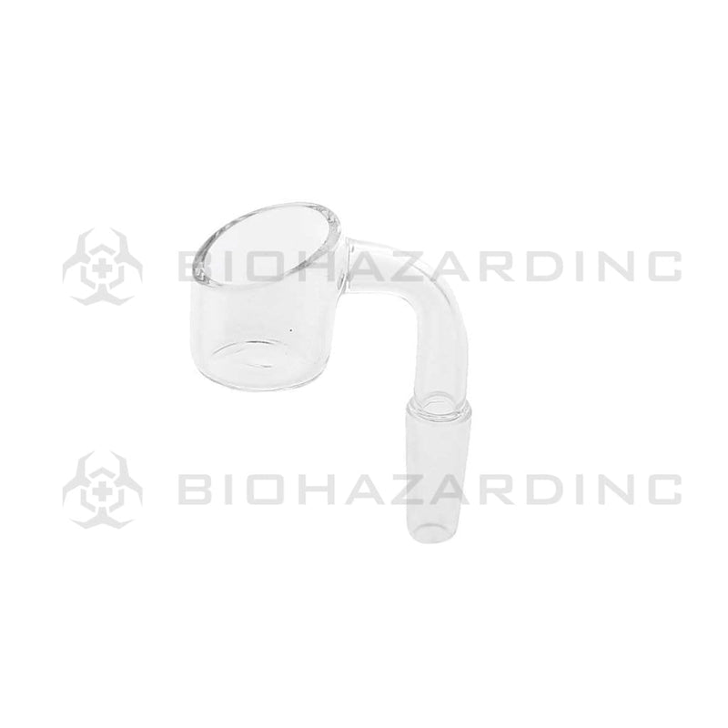 Banger | Quartz Banger Slant | 10mm - Male Quartz Banger Biohazard Inc   