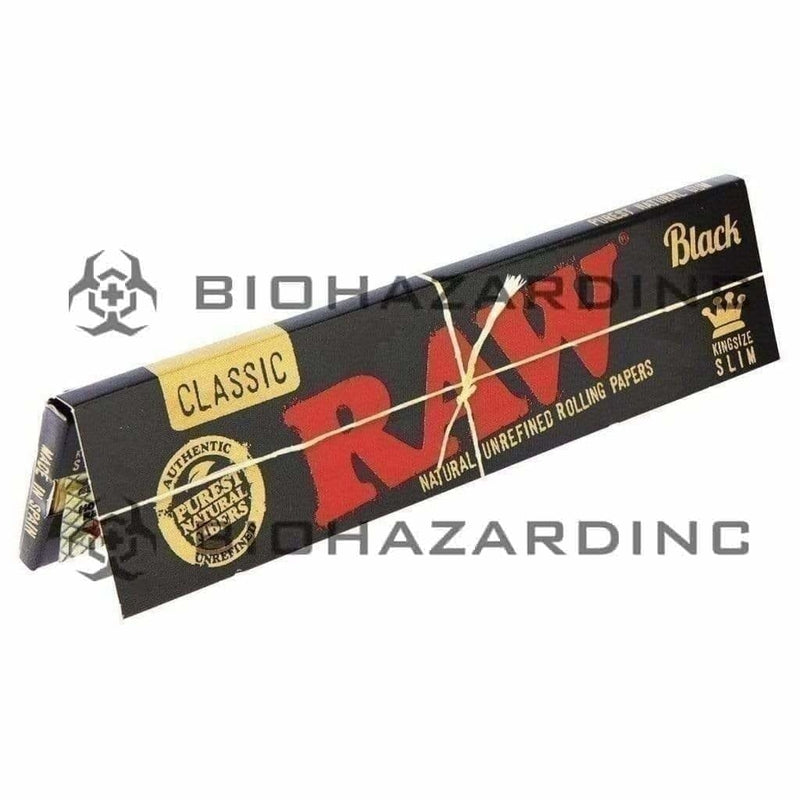 RAW® | 'Retail Display' Black Unbleached Rolling Papers | Classic - Unbleached Brown - Various Sizes Rolling Papers Raw   