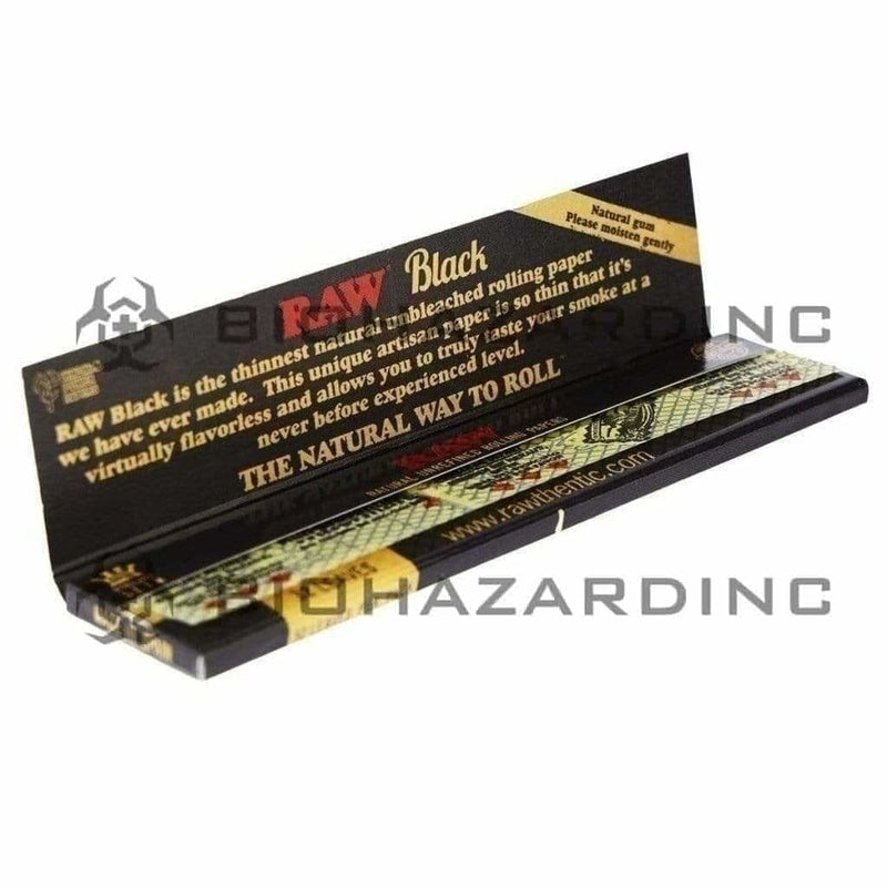 RAW® | 'Retail Display' Black Unbleached Rolling Papers | Classic - Unbleached Brown - Various Sizes Rolling Papers Raw   