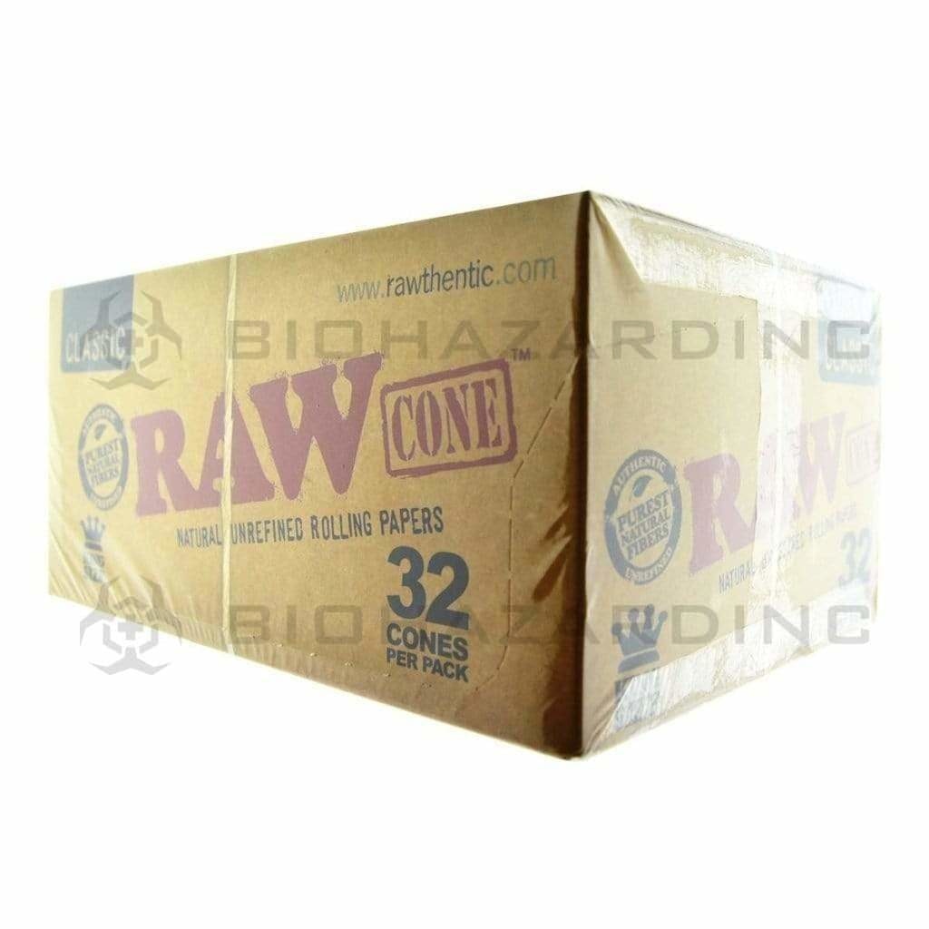 Raw® | Wholesale Pre-Rolled Cones King Size | 110mm - Unbleached Brown - Various Counts Pre-Rolled Cones Raw   