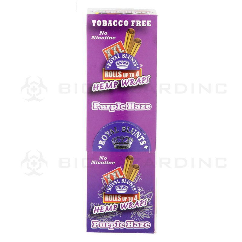 Royal Blunts® | XXL Hemp Wraps | Purple Haze - 25 Count Hemp Wraps Royal Blunts   
