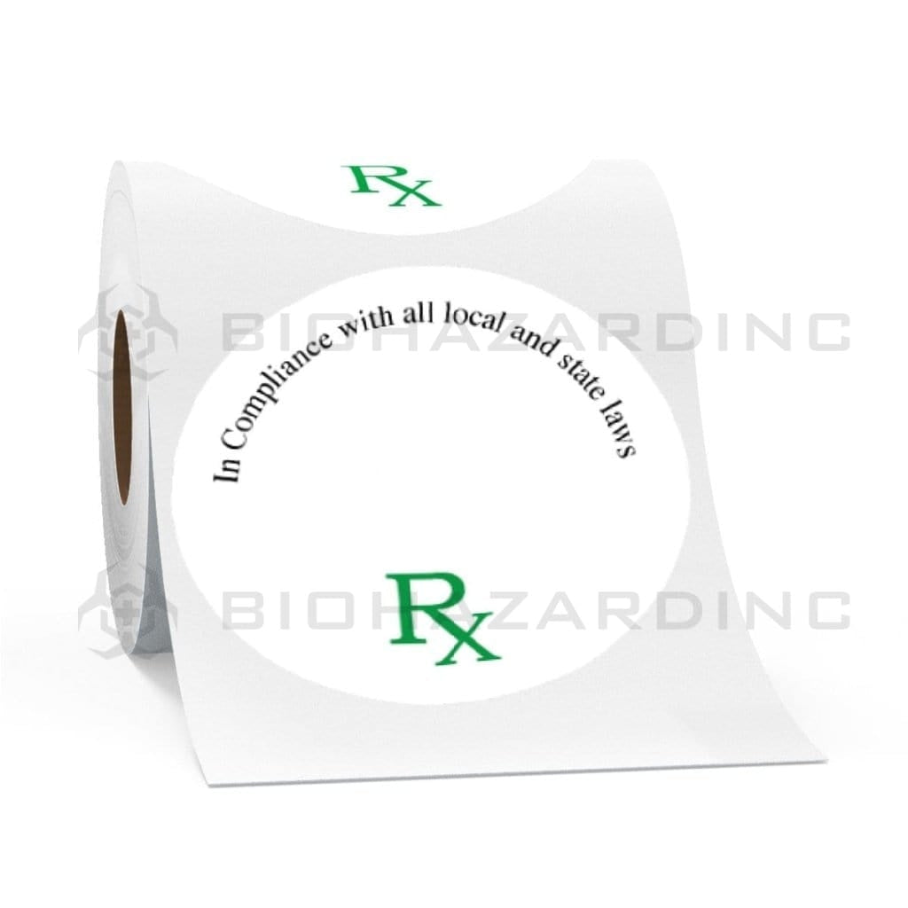 Generic | RX Medical Concentrate Container Labels | 1in- Circle - 300