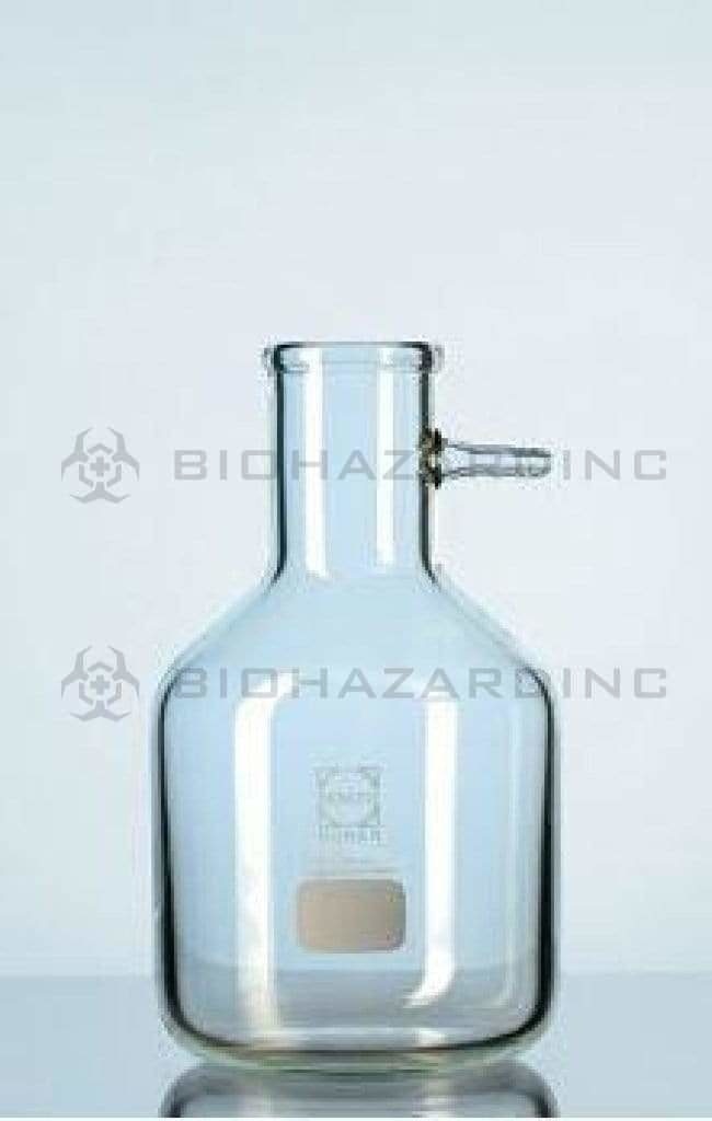 Schott DURAN® | Filtering Flask - Bottle Shape w/ Glass Hose | 15,000 mL Filtering Flask Bottle Schott Duran   