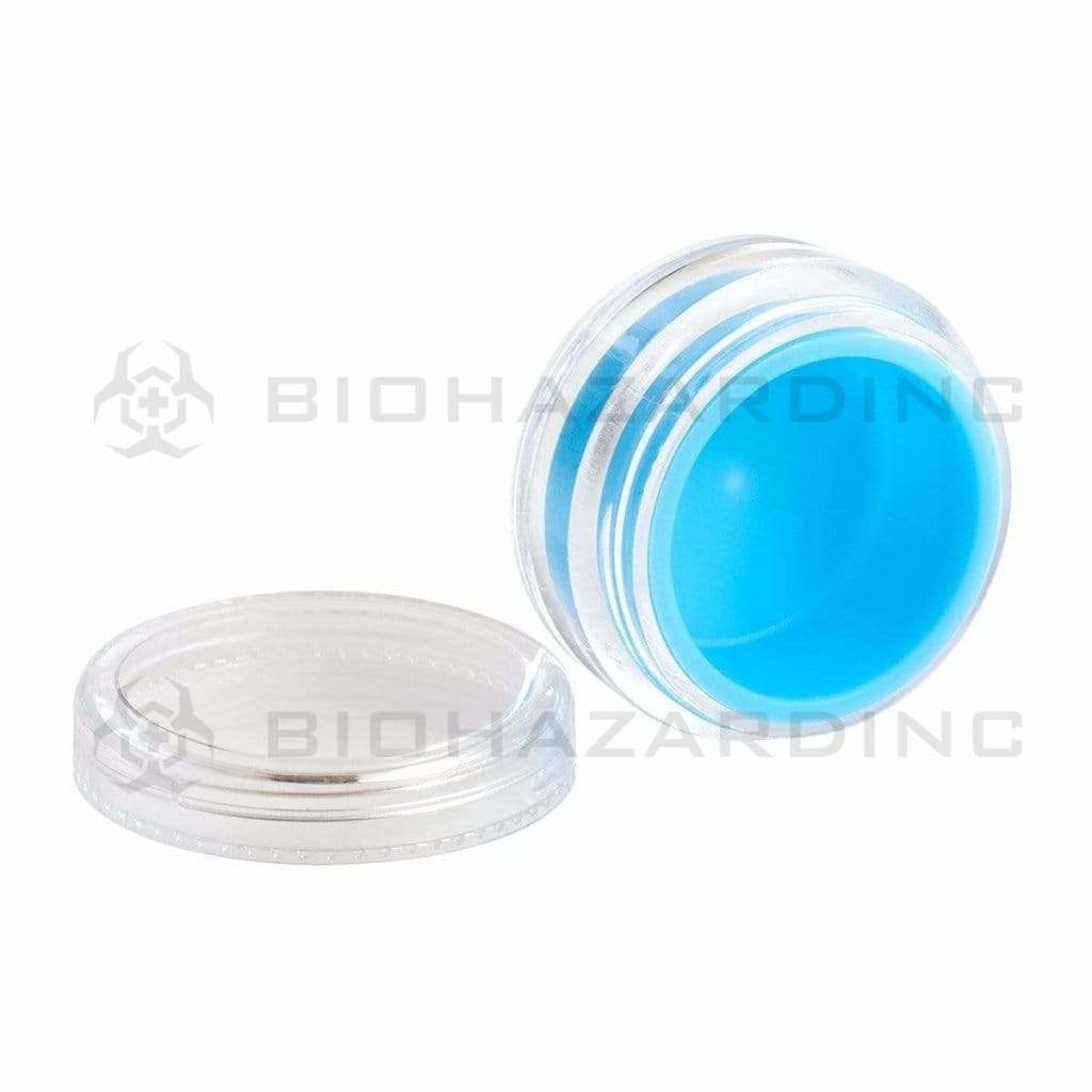 Concentrate Containers | Screw Top Container w/ Silicone Insert | 5mL - 200 Count - Various Colors Concentrate Container Biohazard Inc Blue  