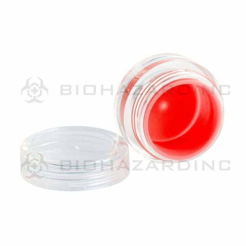 Concentrate Containers | Screw Top w/ Silicone Insert | 7mL - 100 Count - Various Colors Concentrate Container Biohazard Inc Red  