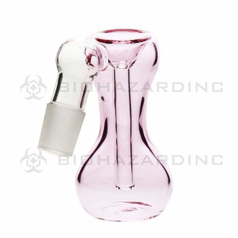 Ashcatcher | Glass Pink Ashcatcher Bowl | 4" - 19mm - 45° Ash Catcher Biohazard Inc   