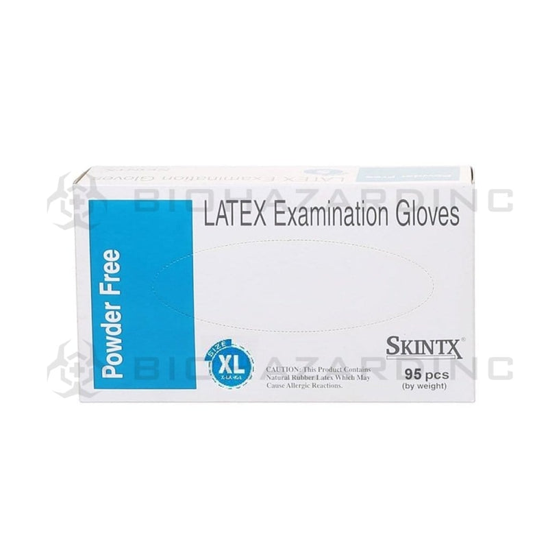 SKINTX | Powder-Free Latex Gloves | White - Various Sizes Gloves Skintx Extra Large - 95 Count  