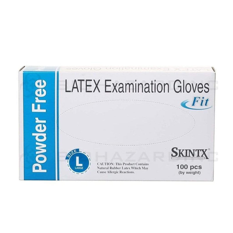 SKINTX | Powder-Free Latex Gloves | White - Various Sizes Gloves Skintx Large - 100 Count  