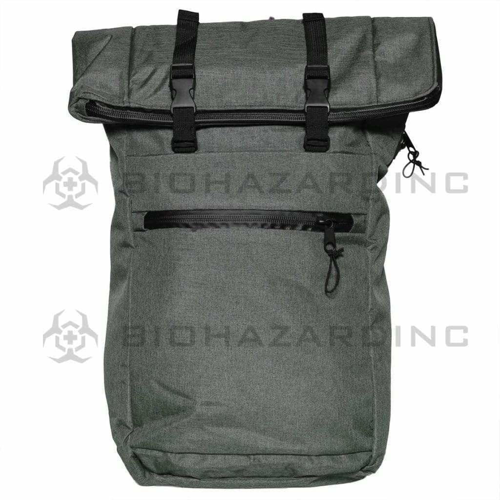 BrightBay | Smell Proof Carbon Transport Backpack | The Mule - Forest Charcoal Smell Proof Carbon Bag BrightBay   
