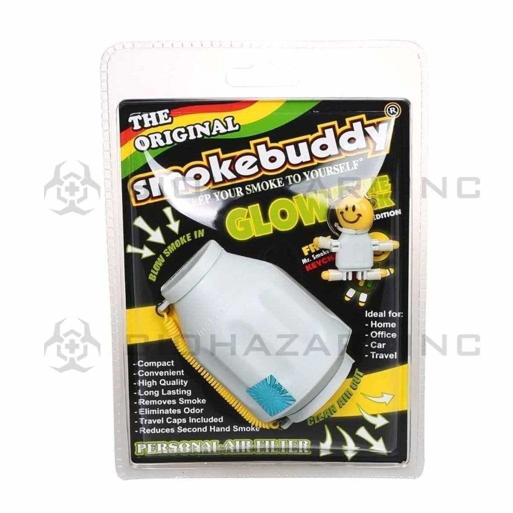 Smoke Buddy | Large - Glow in the Dark White Smoke Air Filter Smoke Buddy   