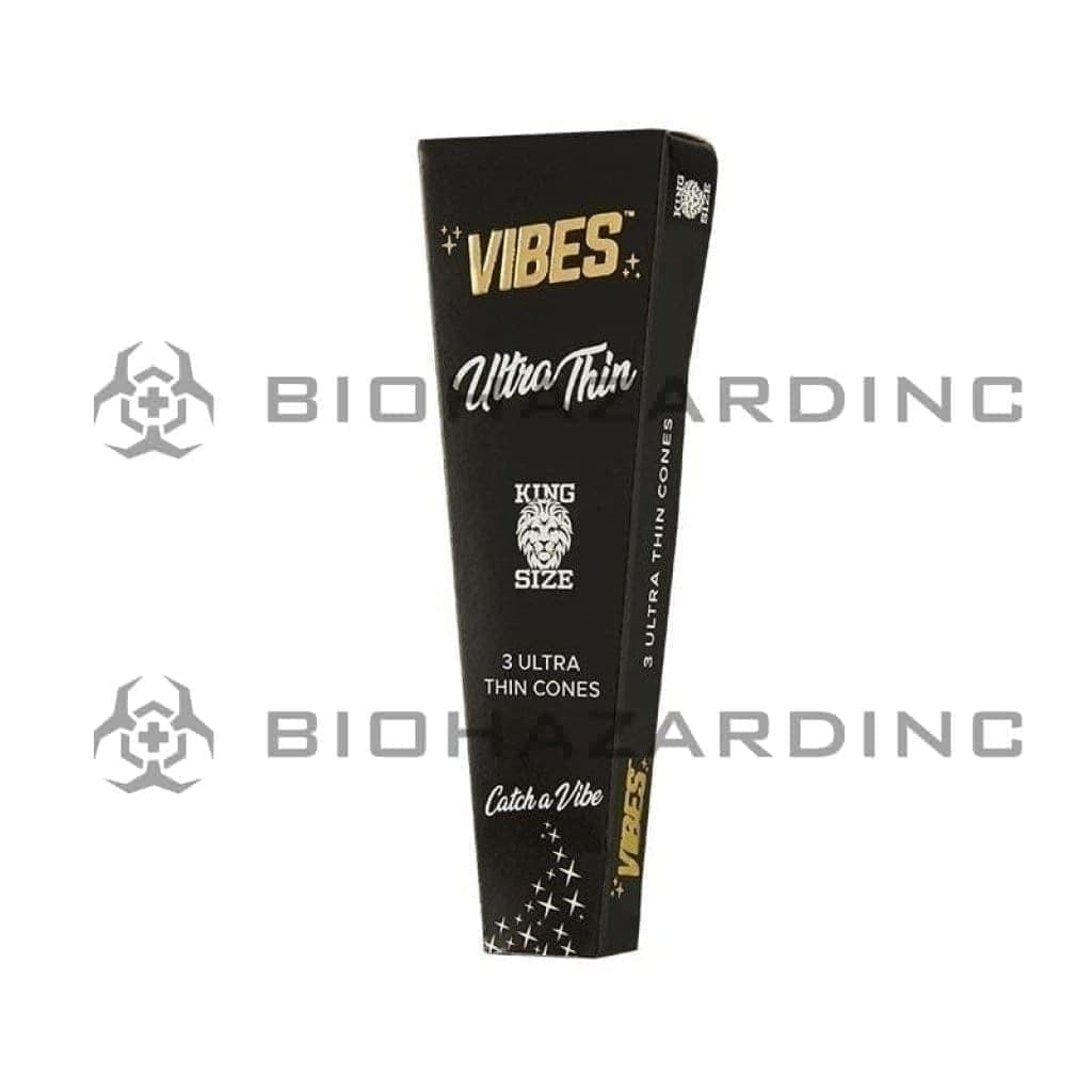 VIBES® | Pre-Rolled Cones King Size | 110mm - Ultra Thin - 30 Count Pre-Rolled Cones Vibes   