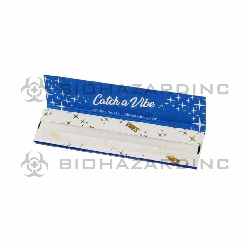 VIBES™ | 'Retail Display' Rice Rolling Papers King Size | 110mm - Classic White - 50 Count Rolling Papers Vibes   