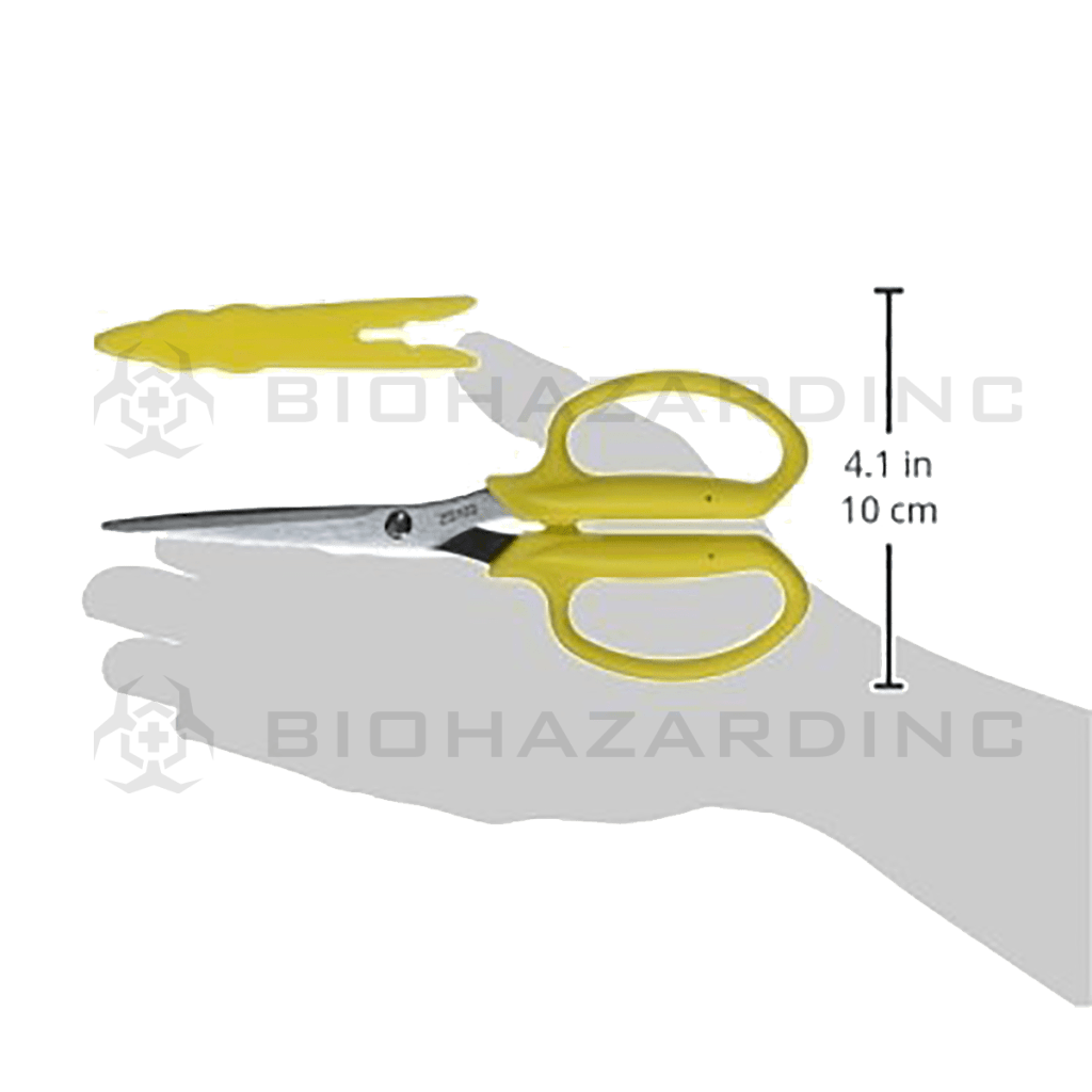 Zenport | 7.25" Long 3-Inch Cutting Blade Floral Scissors With Blade Cap Chrome-Plated Trimming Scissors Zenport   