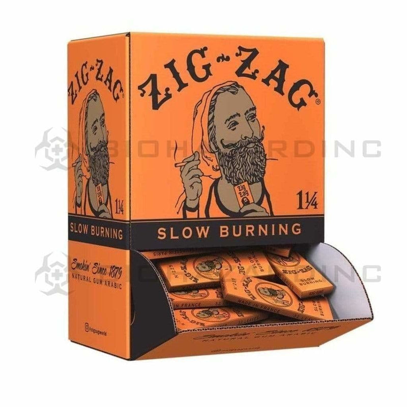 Zig Zag® | Wholesale French Orange Rolling Papers 1¼ Size | 78mm - Classic White - Various Counts Rolling Papers Zig Zag   