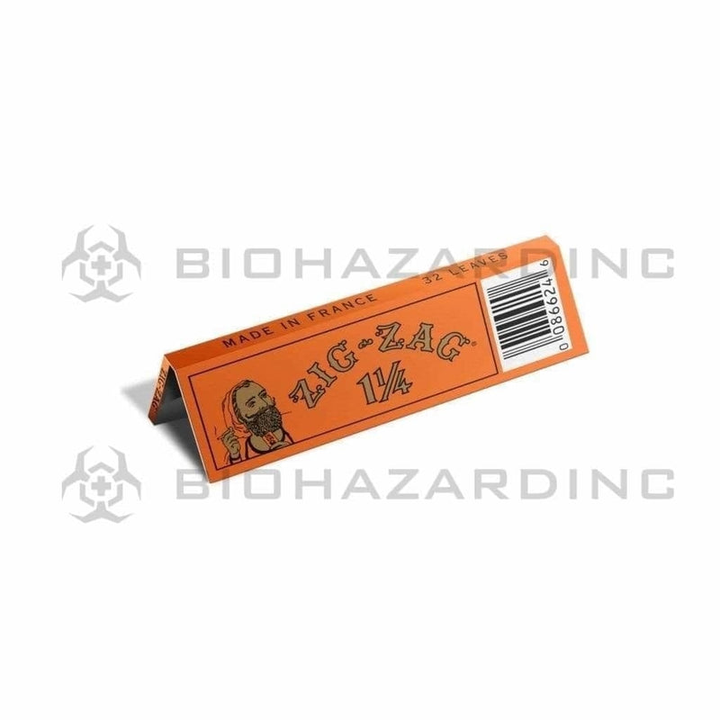Zig Zag® | Wholesale French Orange Rolling Papers 1¼ Size | 78mm - Classic White - Various Counts Rolling Papers Zig Zag   