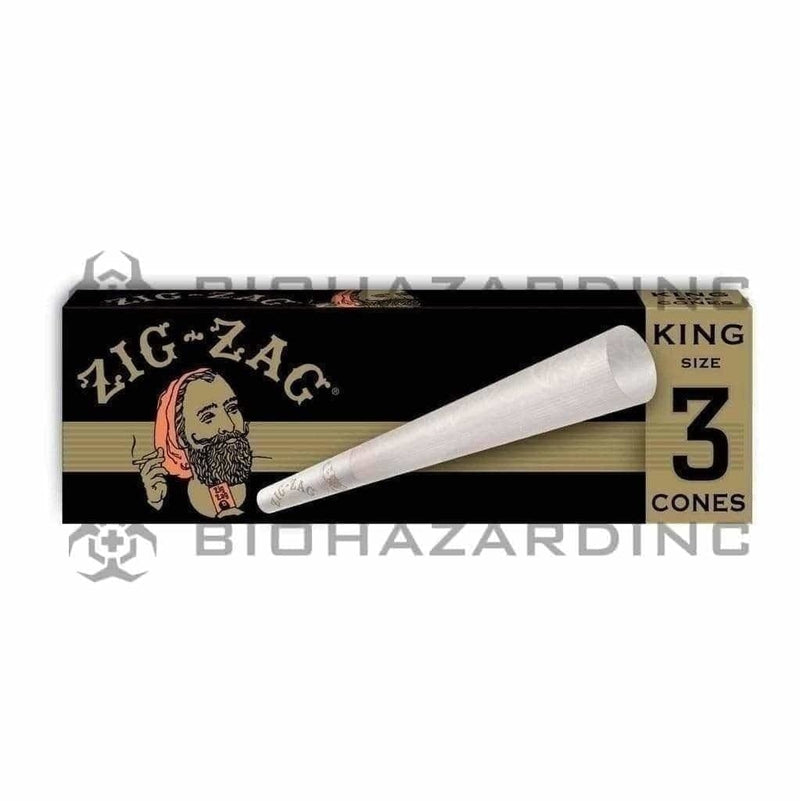 Zig-Zag® | Pre-Rolled Cones King Size | 110mm - Classic White - 36 Count Pre-Rolled Cones Zig Zag   
